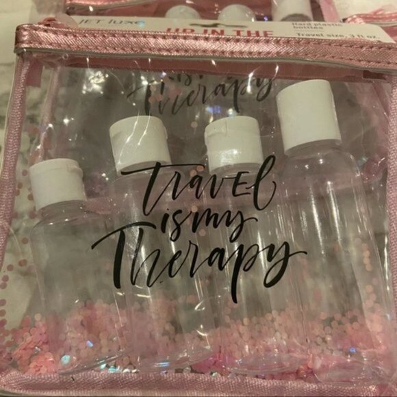 NWT Travel case with shampoo/ conditioner bottles - Picture 3 of 4
